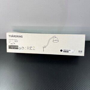 Ikea TVÄRDRAG Cabinet Lighting Led Lamp Steel Black NEW 405.168.41